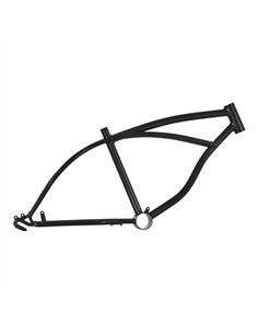 20" Frame Lowrider Silver