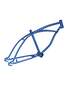 20" Frame Lowrider Twisted Blue