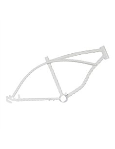 20" Frame Lowrider Twisted White