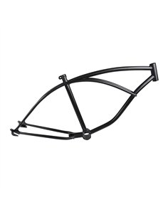 24" Frame Beach Cruiser Black