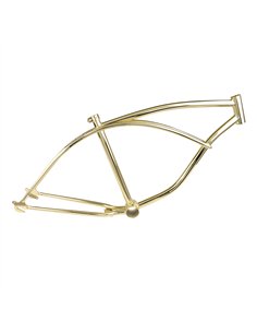 24" Frame Beach Cruiser Gold