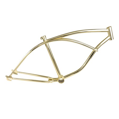 24" Frame Beach Cruiser Gold