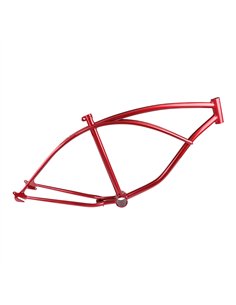 24" Frame Beach Cruiser Red