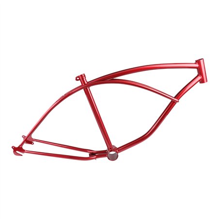 24" Frame Beach Cruiser Red