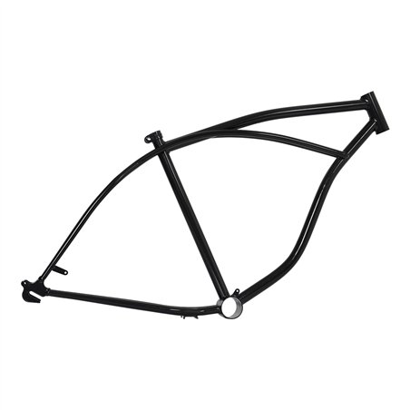 26" Frame Beach Cruiser Black