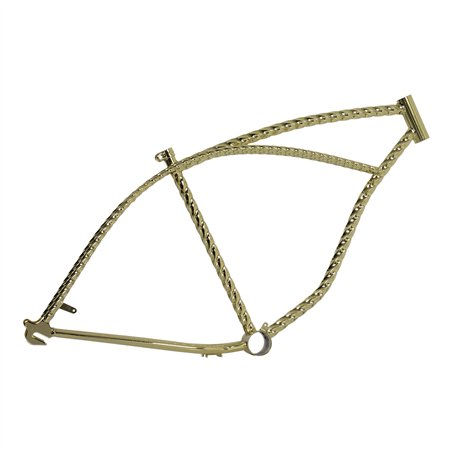 26" Frame Beach Cruiser Twisted Gold