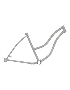 26" Frame Lady Beach Cruiser White