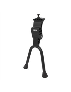 Kickstand Center Double Leg Alloy Black