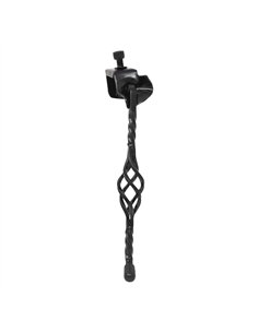 Kickstand Center Square Twisted w/Cage 8" Black