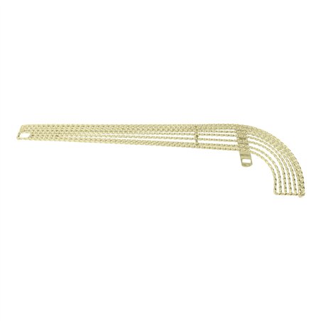 20" Chain Guard 7 Square Twisted Gold