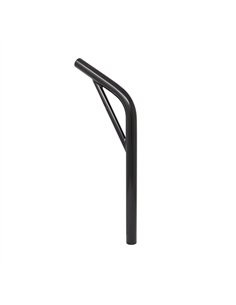 Seat Post Lay-Back w/Support Steel 22.2mm Black