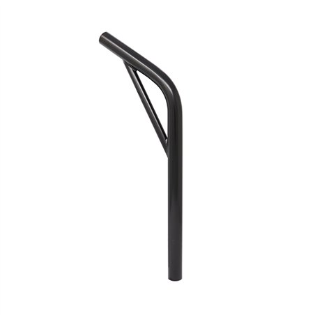 Seat Post Lay-Back w/Support Steel 22.2mm Black