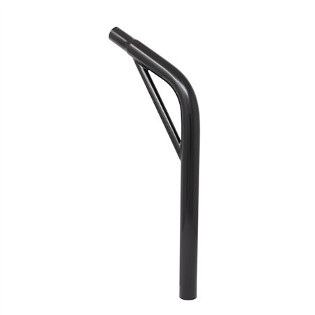 Seat Post Lay-Back w/Support Steel 25.4mm Black