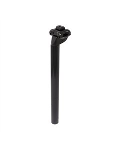Seat Post Micro Adjustable 25.4mm Alloy Black