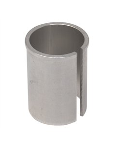 Seat Post Shim 28.6mm - 25.4mm Alloy Silver Short