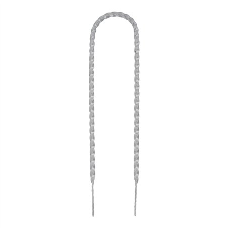 Sissy Bar 24" Square Twisted Chrome