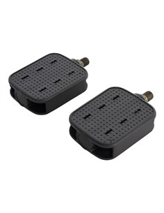 Lowrider Bike Pedals Barefoot Block 1/2" Black