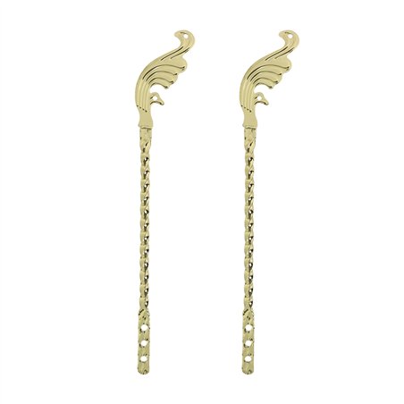 Sissy Bar 22" Wing Gold