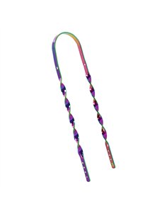 Sissy Bar 24" Flat Twisted Neo Chrome