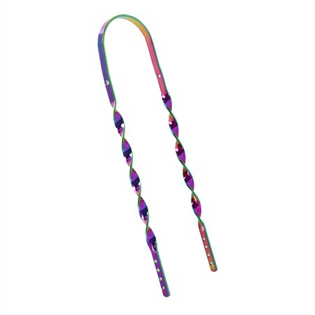 Sissy Bar 24" Flat Twisted Neo Chrome