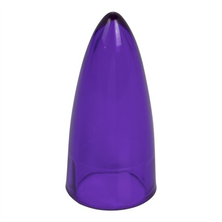 Sissy Bar End Cap Bullet Transparent Pink