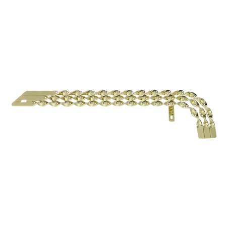 20" Chain Guard Triple Flat Twisted Gold