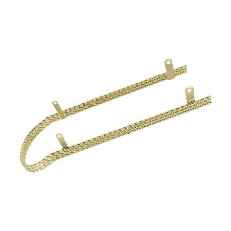 Sissy Bar Triple Square Twisted Gold