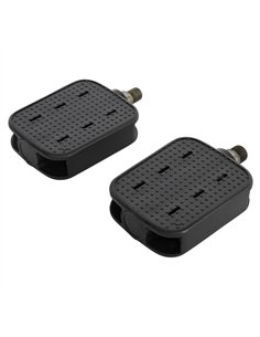 Lowrider Bike Pedals Barefoot Block 9/16" Black