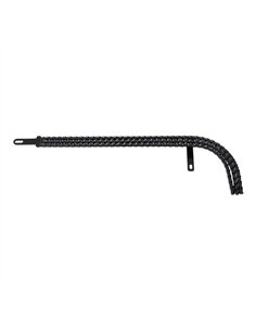 20" Chain Guard Triple Square Twisted Black