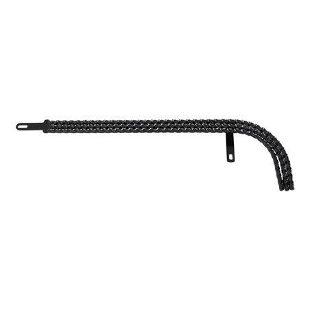 20" Chain Guard Triple Square Twisted Black