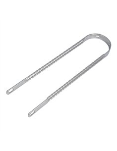 20" Fender Brace Double Square Twisted Chrome