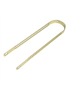 20" Fender Brace Double Square Twisted Gold