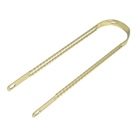 20" Fender Brace Double Square Twisted Gold