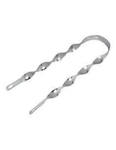 20" Fender Brace Flat Twisted Chrome