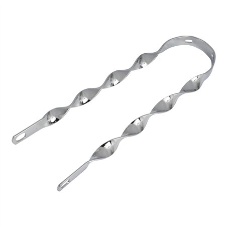 20" Fender Brace Flat Twisted Chrome