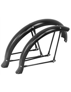 20" Fender Set Flared Adjustable 68mm Gloss Black