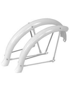 20" Fender Set Flared Adjustable 68mm White