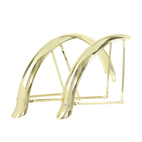 24" Fender Set Flared Adjustable Balloon 80mm Gold
