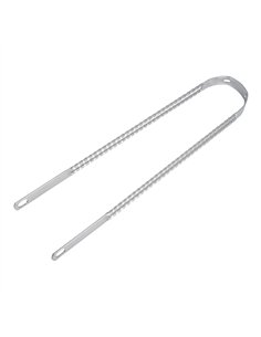 26" Fender Brace Double Square Twisted Chrome