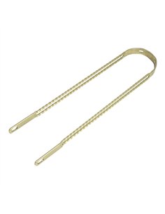 26" Fender Brace Double Square Twisted Gold