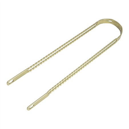 26" Fender Brace Double Square Twisted Gold