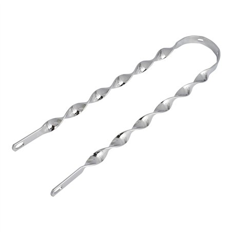 26" Fender Brace Flat Twisted Chrome