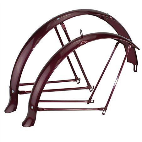26" Fender Set Flared Standard Balloon 80mm Metallic Burgundy 423