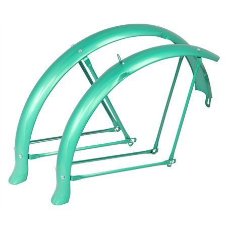 26" Fender Set Flared Standard Balloon 80mm Metallic Green 425
