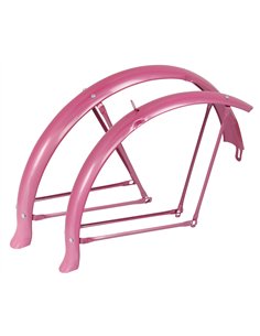 26" Fender Set Flared Standard Balloon 80mm Metallic Pink 423