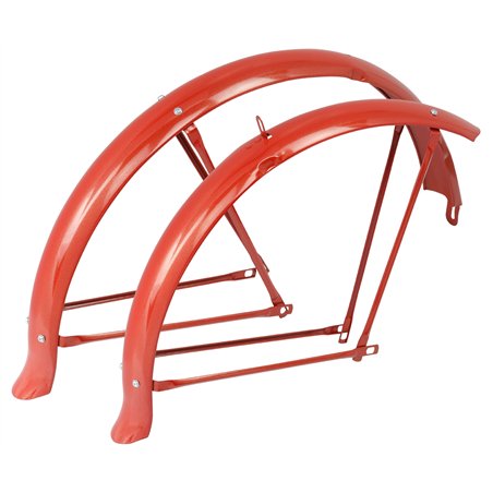 26" Fender Set Flared Standard Balloon 80mm Metallic Red 429