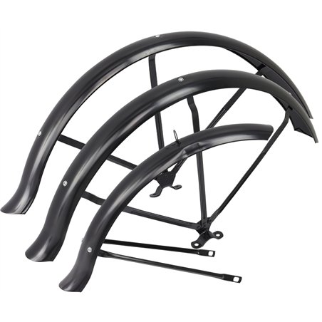 26" Trike Fender Set Flared Hollow Hub 68mm Black