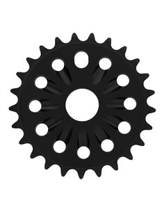 Chainring 25T T6 1/2 x 1/8 Alloy Black