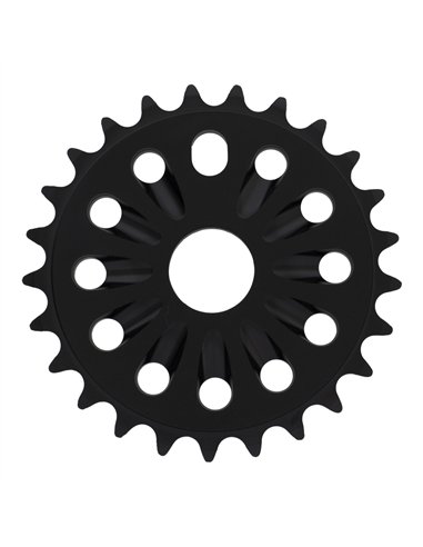 Chainring 25T T6 1/2 x 1/8 Alloy Black