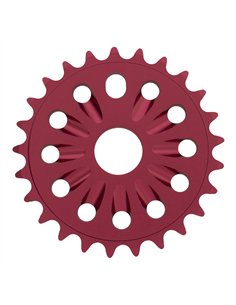 Chainring 25T T6 1/2 x 1/8 Alloy Red
